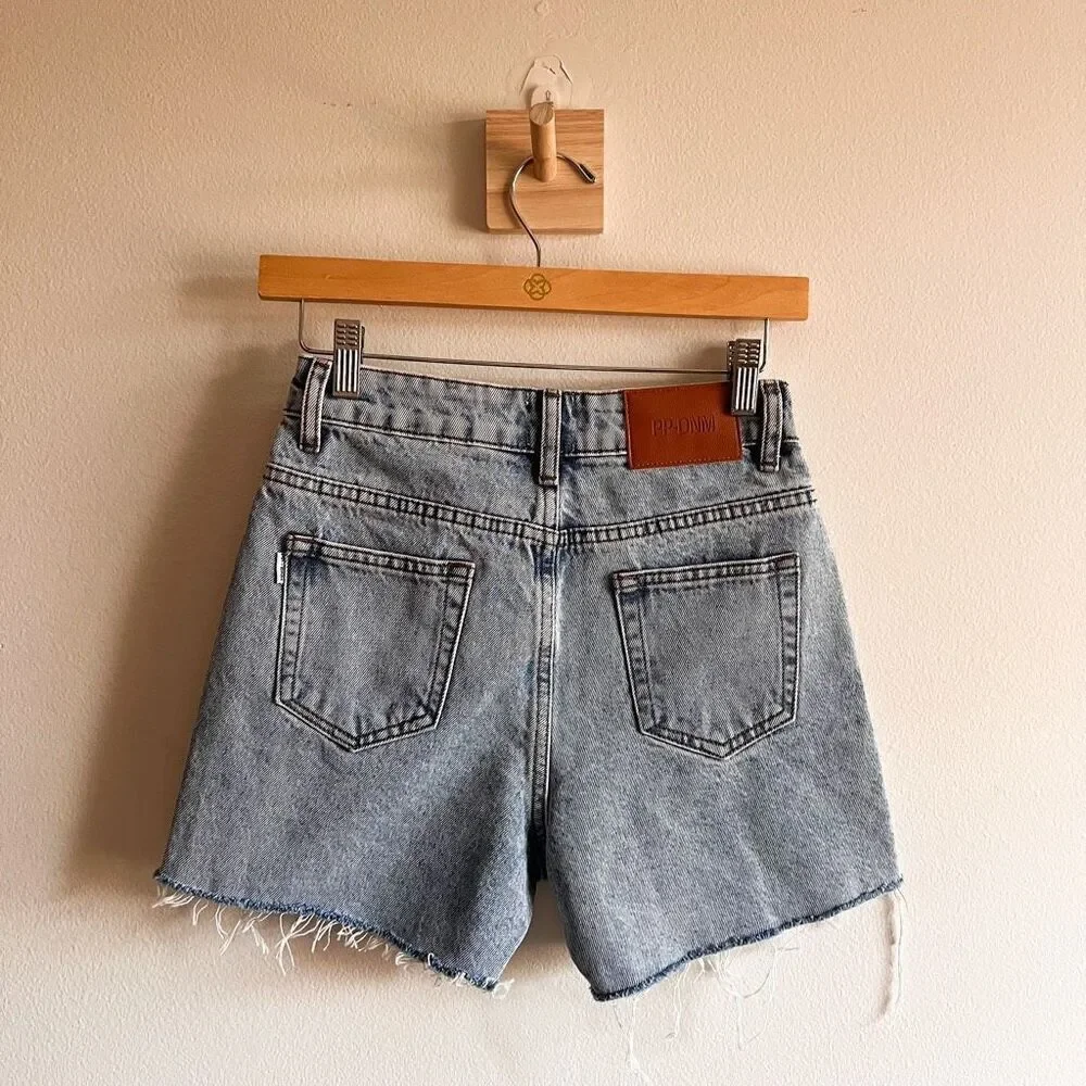 New Princess Polly Lauren’s Denim Shorts Size 2 - Picture 3 of 6